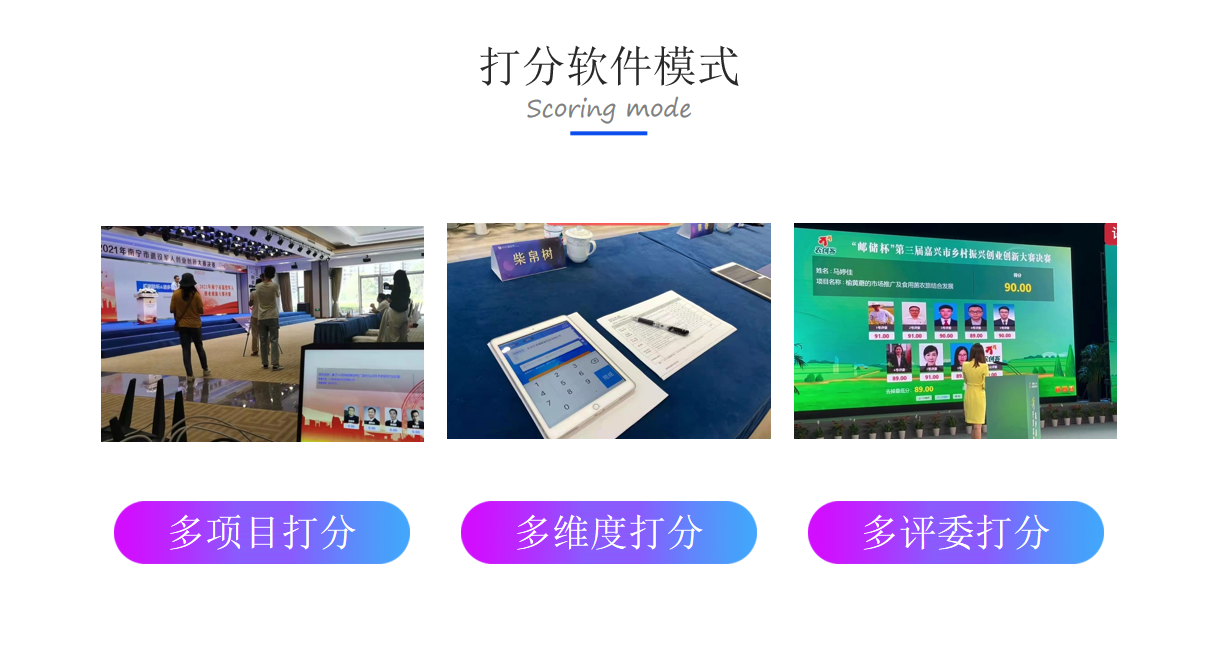 多种打分模式