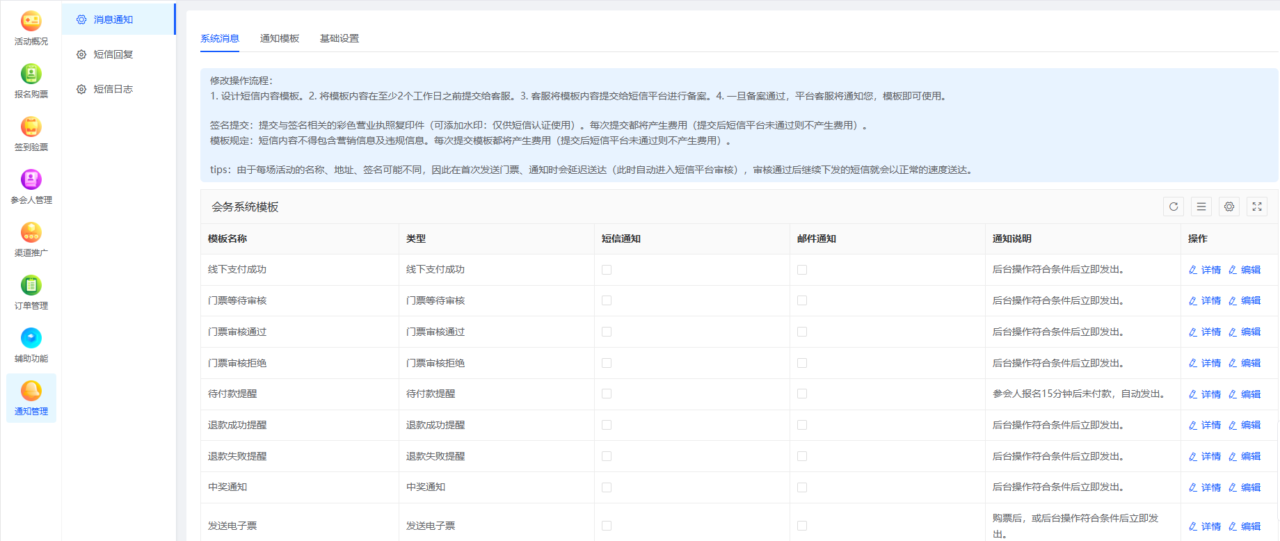 通知管理