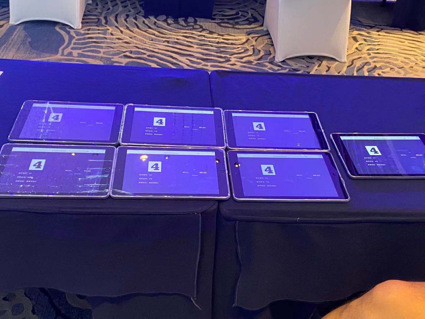 ipad打分页面